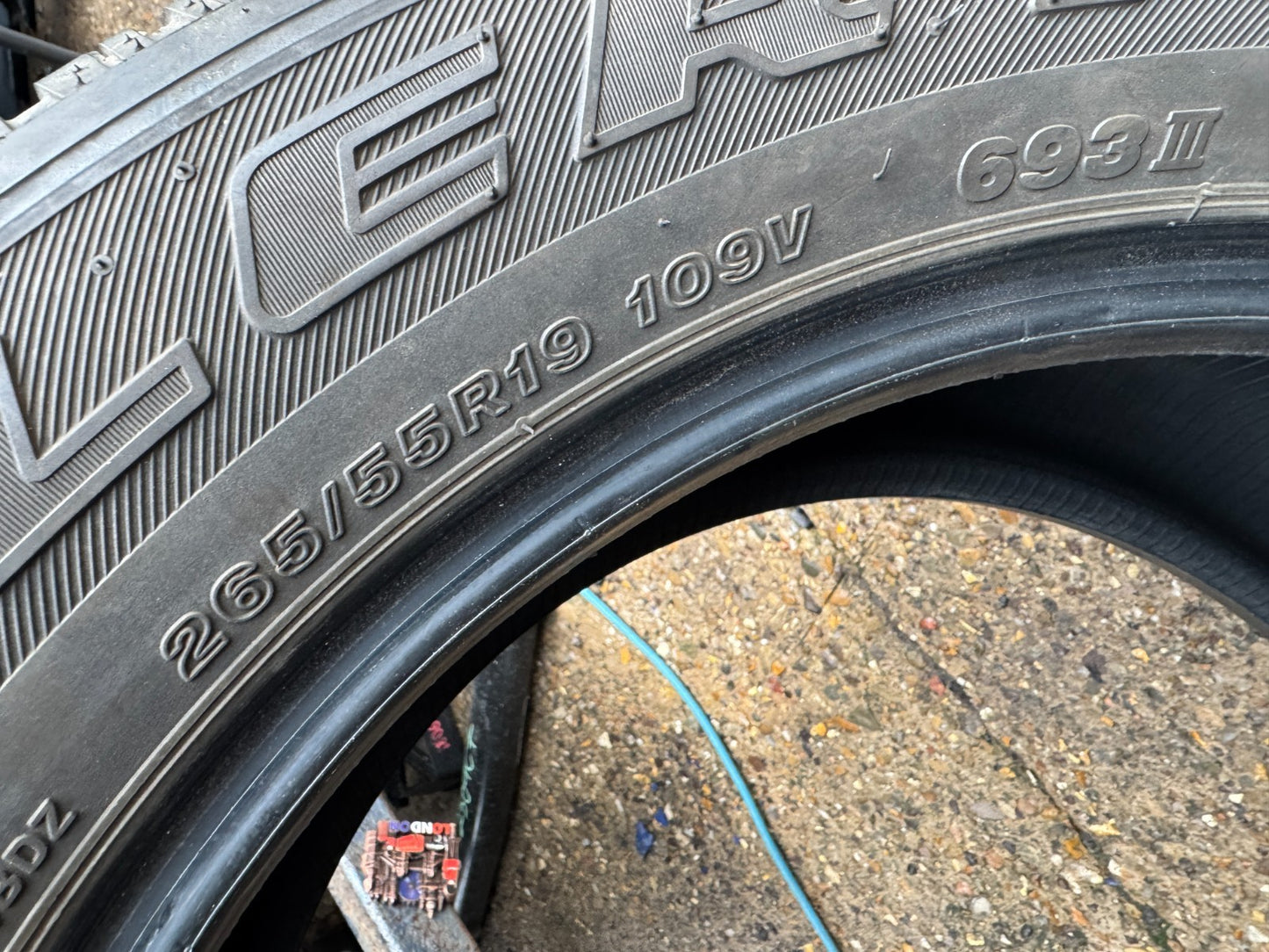 1x 265/55r19 109V Bridgestone Dueler A/T 693 III M+S 265 55 19 2655519 Free P&P