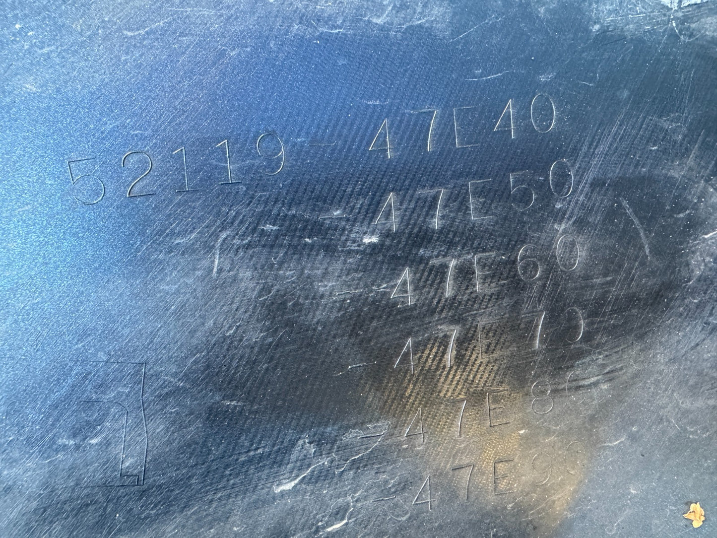 TOYOTA PRIUS 2019-22 MK4 FACELIFT front bumper genuine 52119-47E40 5211947E40