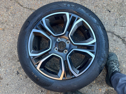 2022-2025 JEEP AVENGER SUMMIT 18" ALLOY WHEEL & TYRE 215/55/18 52197384 GREAT!