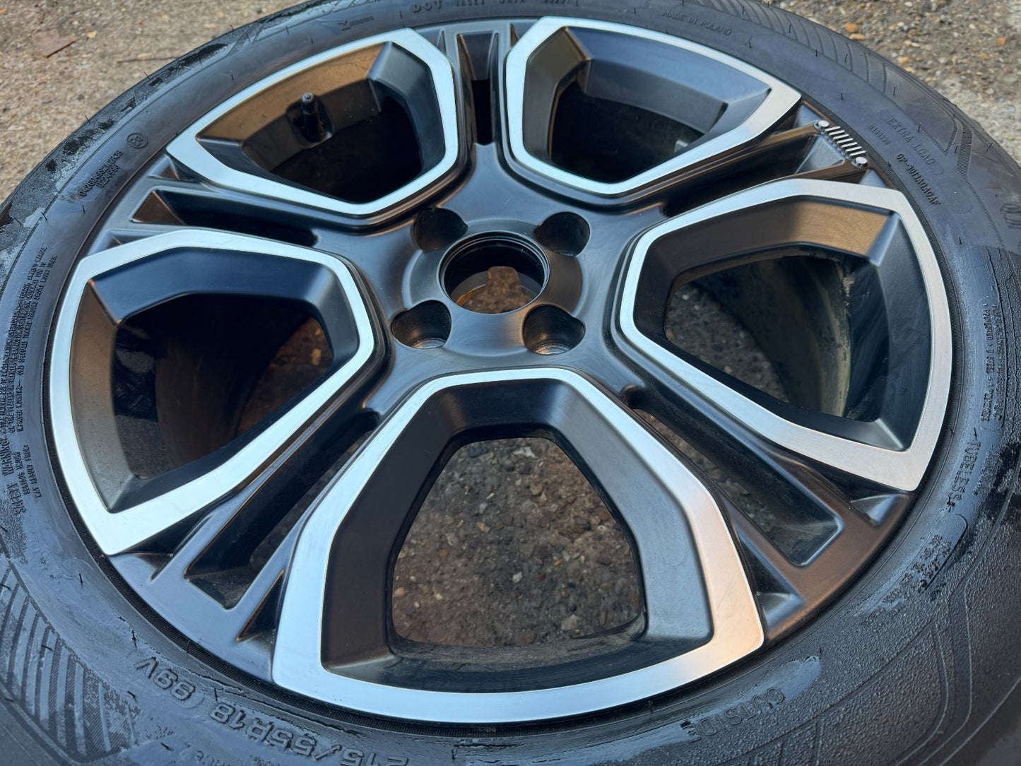 2022-2025 JEEP AVENGER SUMMIT 18" ALLOY WHEEL & TYRE 215/55/18 52197384 GREAT!