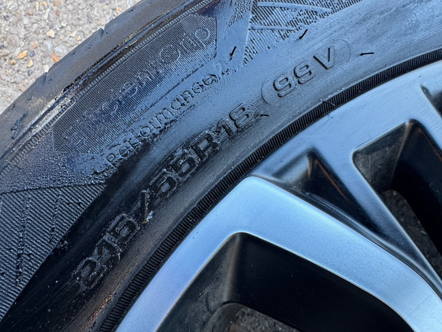 2022-2025 JEEP AVENGER SUMMIT 18" ALLOY WHEEL & TYRE 215/55/18 52197384 GREAT!