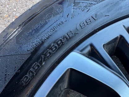 2022-2025 JEEP AVENGER SUMMIT 18" ALLOY WHEEL & TYRE 215/55/18 52197384 GREAT!