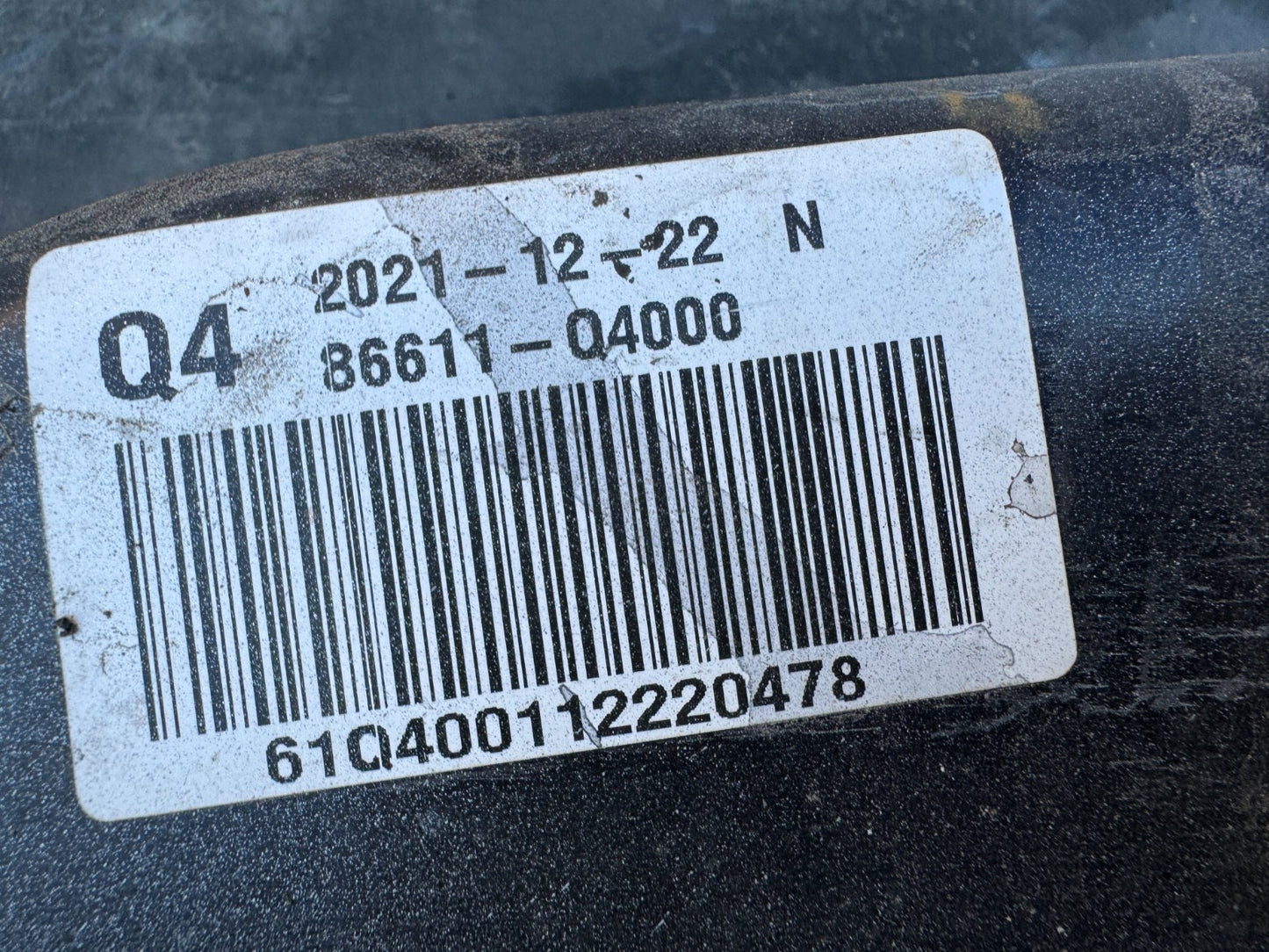 KIA NIRO Rear Bumper 2018-2021 | OEM 86611-Q4000 Used Genuine