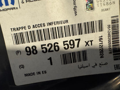 PEUGEOT 2008 MK2 Front Bumper Recess Door 98526597XT NEW GENUINE