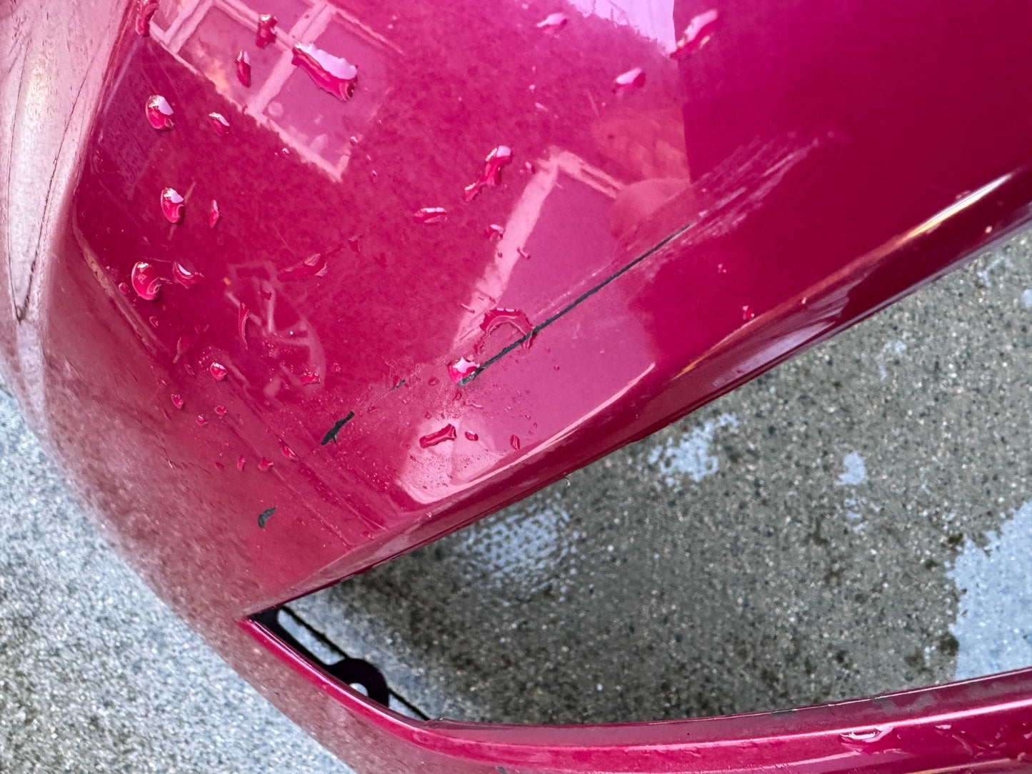 Genuine FORD Focus 2011 Bumper Rear 8A6117K823 Scratched