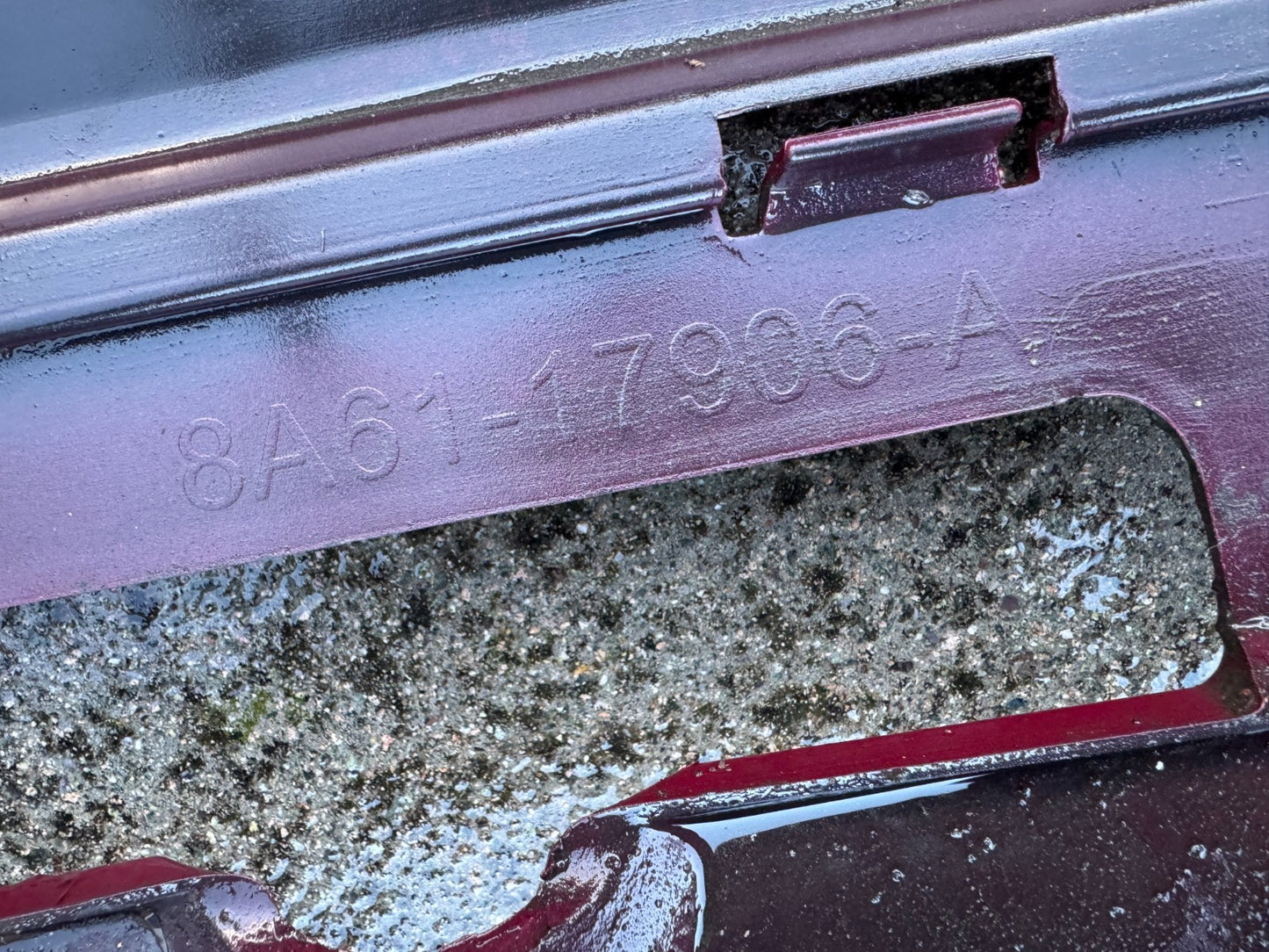 Genuine FORD Focus 2011 Bumper Rear 8A6117K823 Scratched