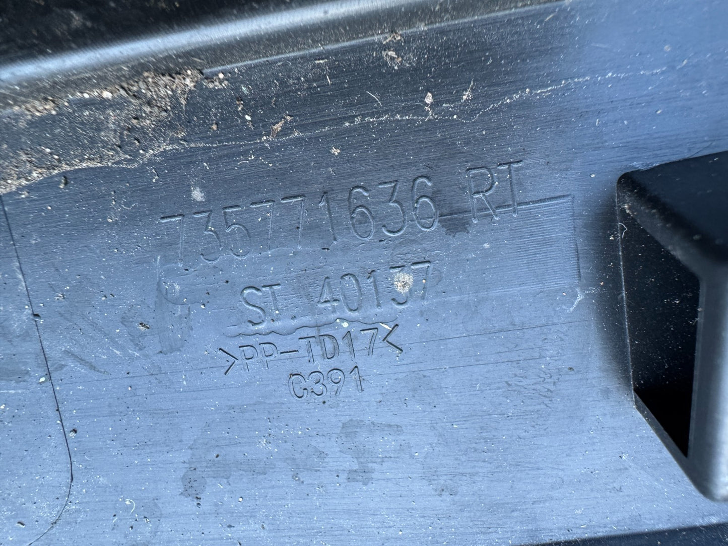 DOOR STRIP LOWER RIGHT FRONT FIAT 600 23- 735771636