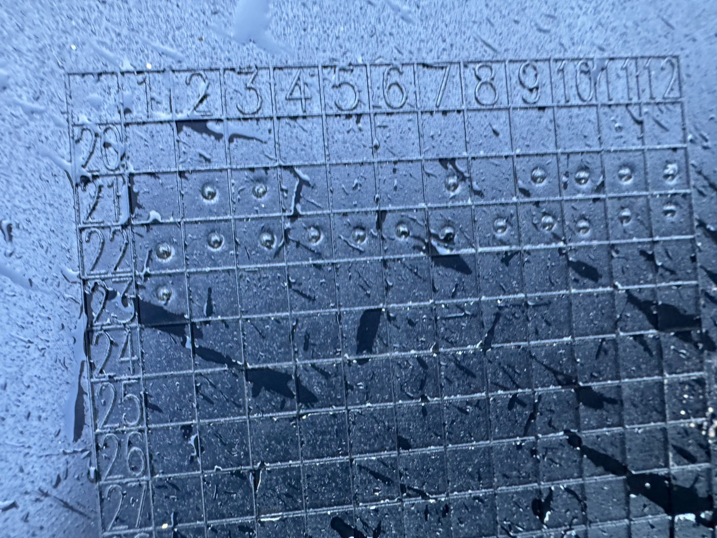 Genuine Front Grill iveco daily 2022 on chrome scratched 5802799786