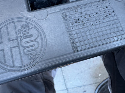 2018 ON 952 ALFA ROMEO GIULIA QUADRIFOGLIO REAR BUMPER BRACKET CENTRE