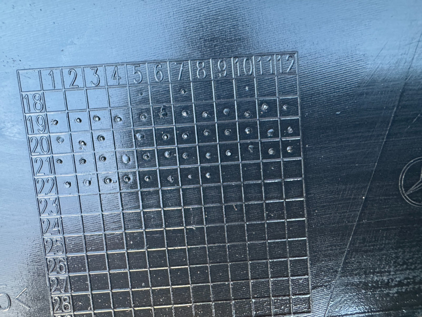 MERCEDES CLA W118 AMG LINE REAR BUMPER LOWER PART 2019 - ON GENUINE A1188850302