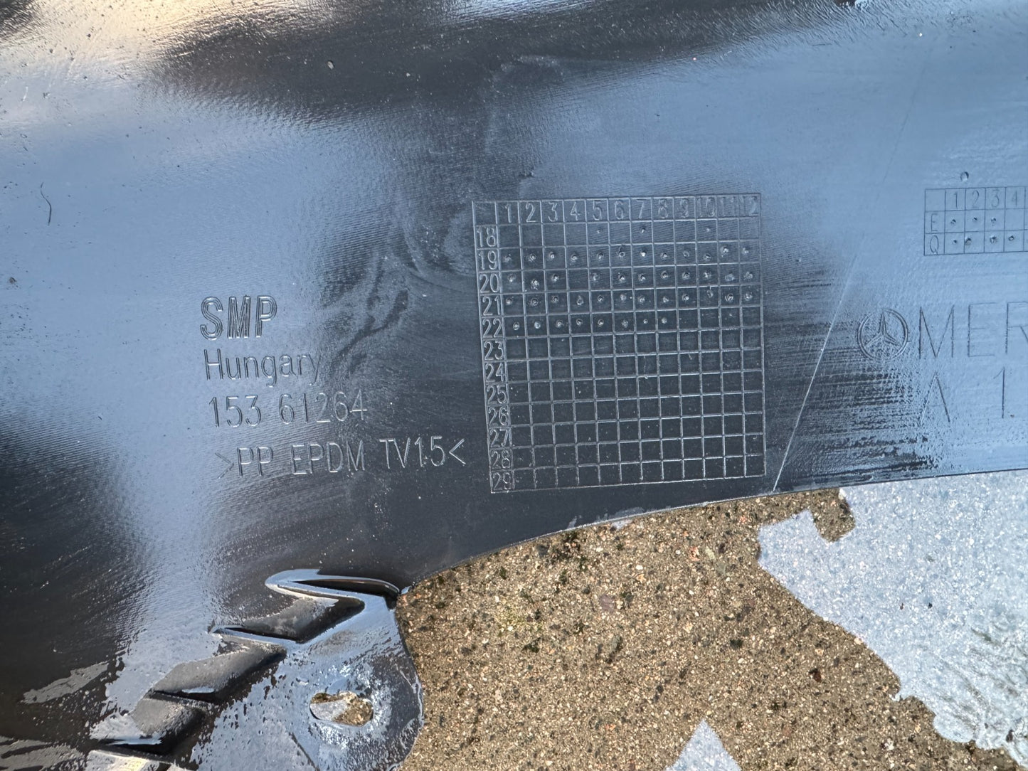 MERCEDES CLA W118 AMG LINE REAR BUMPER LOWER PART 2019 - ON GENUINE A1188850302