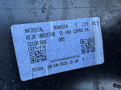 CUPRA LEON Front Grill 2025-On | OEM 5FA853667H Used Genuine REAR DAMAGE