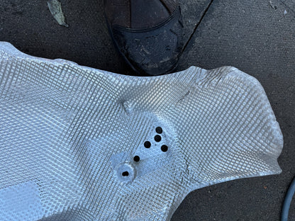 2022-24 RANGE ROVER L460 REAR EXHAUST MUFFLER HEAT SHIELD FLOOR METAL GUARD TRIM