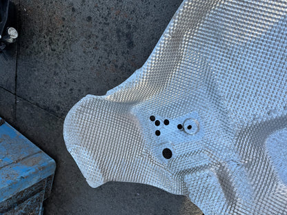 2022-24 RANGE ROVER L460 REAR EXHAUST MUFFLER HEAT SHIELD FLOOR METAL GUARD TRIM