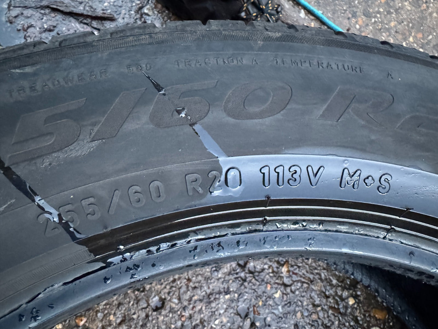 255/60/R20 113V M+S PIRELLI SCORPION ZERO ALL SEASON LR SINGLE TYRE 6.5MM TREAD