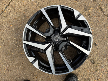 1x 2023 Genuine Peugeot 208 Hybrid GT Mk2 17” Alloy Wheel Rim 7Jx17 9851308480