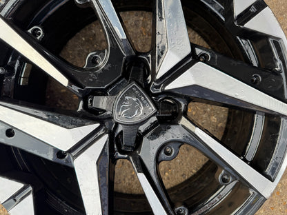 1x 2023 Genuine Peugeot 208 Hybrid GT Mk2 17” Alloy Wheel Rim 7Jx17 9851308480