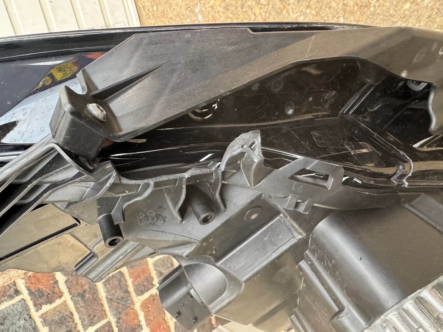 19-ON RANGE ROVER EVOQUE L551 FRONT RIGHT LOW LT HEADLIGHT M8D213W029AB DAMAGED