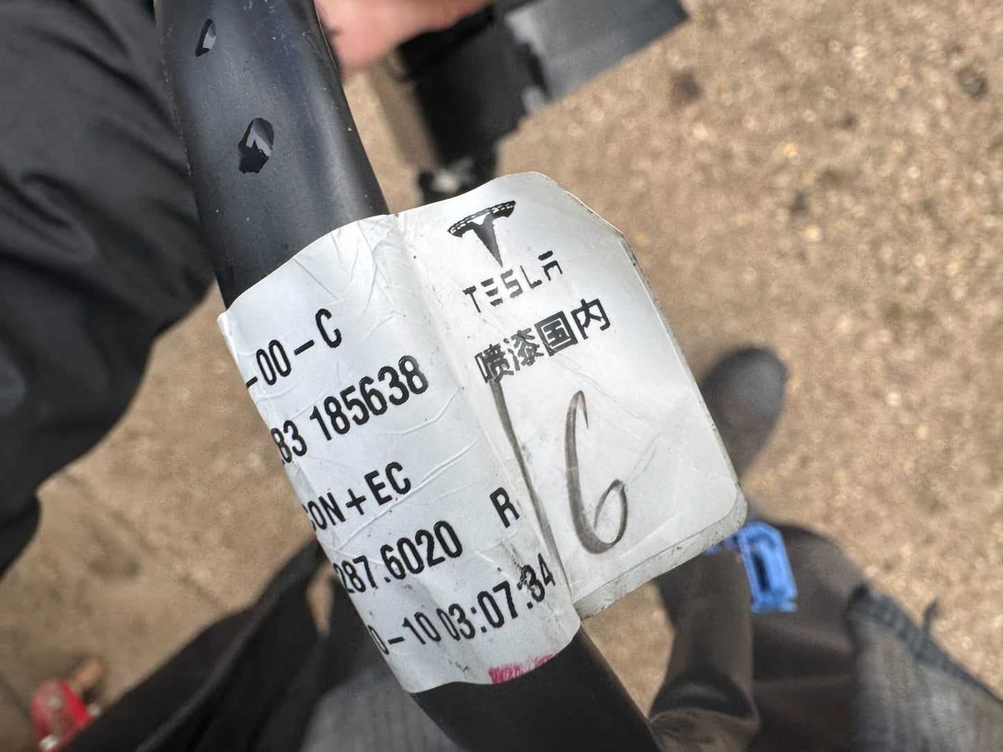 TESLA MODEL 3 WING DOOR MIRROR FRONT RIGHT 2019-2024 1592034-00-C