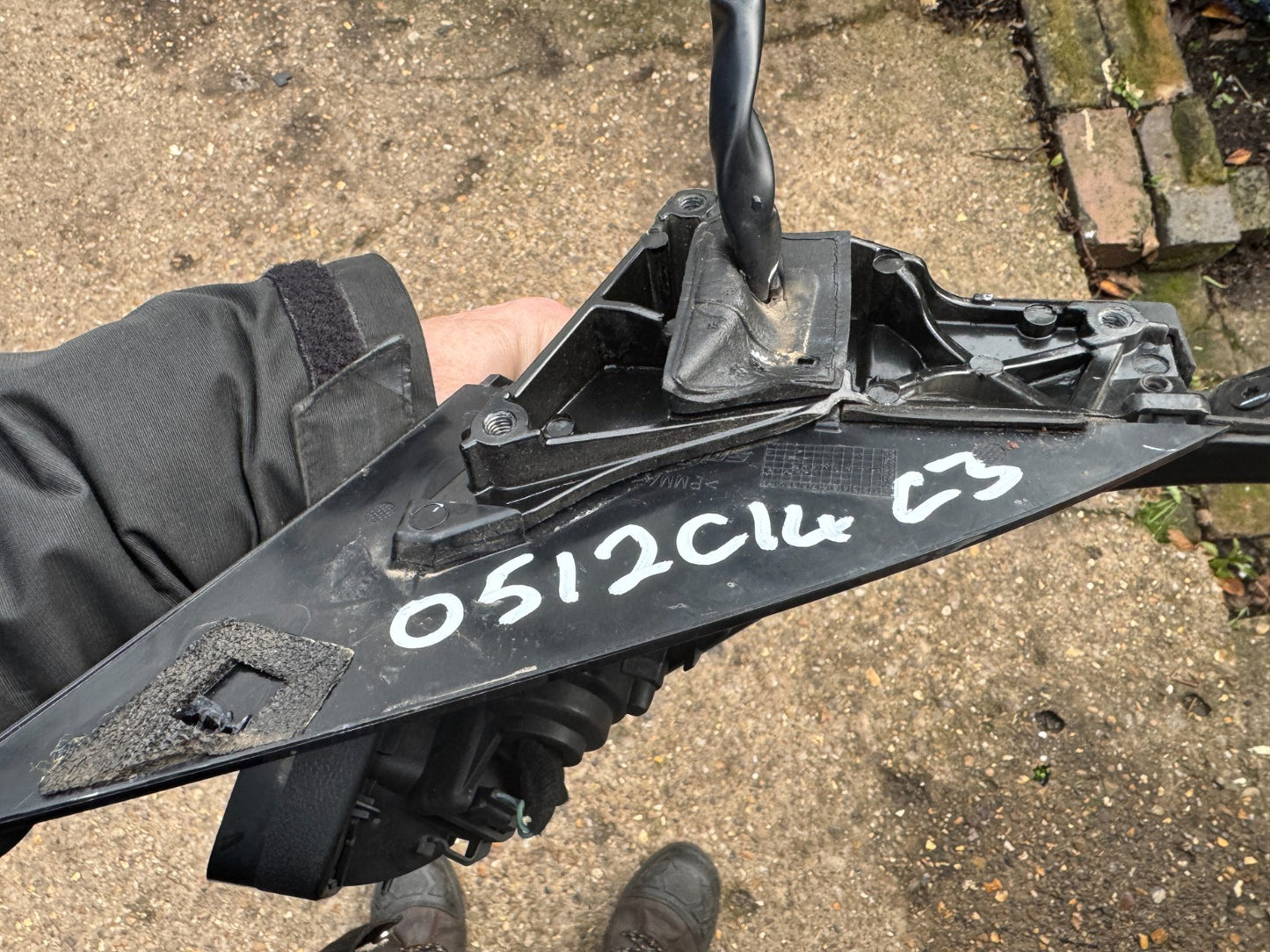 TESLA MODEL 3 WING DOOR MIRROR FRONT RIGHT 2019-2024 1592034-00-C