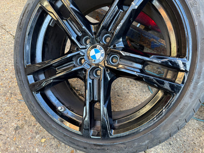 BMW 1 2 SERIES F40 F44 18'' BLACK SCRATCHED ALLOY WHEEL 8092352