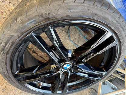 BMW 1 2 SERIES F40 F44 18'' BLACK SCRATCHED ALLOY WHEEL 8092352