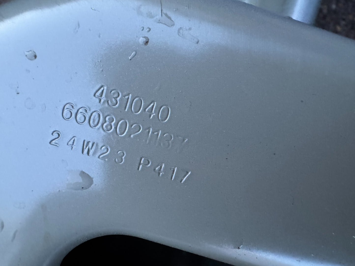 GEELY ZEEKR 001 BUMPER BEAM REINFORCEMENT REAR 6600124410 R 431040 CRASH BAR