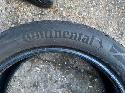 1 X 215 50 R18 96V XL CONTINENTAL ECOCONTACT 6 5.5MM  215/50/18 PARTWORN 2155018