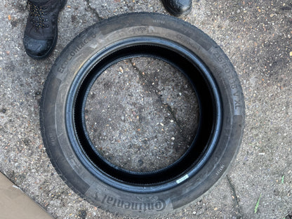 1 X 215 50 R18 96V XL CONTINENTAL ECOCONTACT 6 5.5MM  215/50/18 PARTWORN 2155018