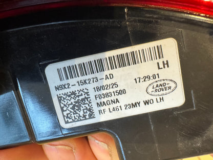 2025 LAND ROVER RANGE ROVER SPORT L461 Rear LEFT Fog Light N9X2-15K273-A