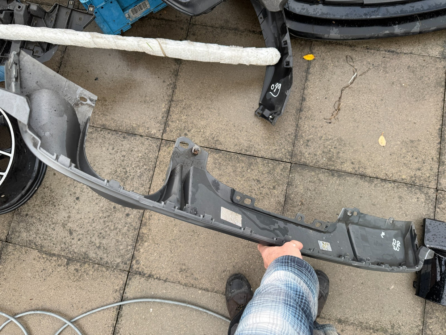 RENAULT CLIO RS LINE 2019 - 2023 GENUINE REAR BUMPER LOWER DIFFUSER 850B28293R