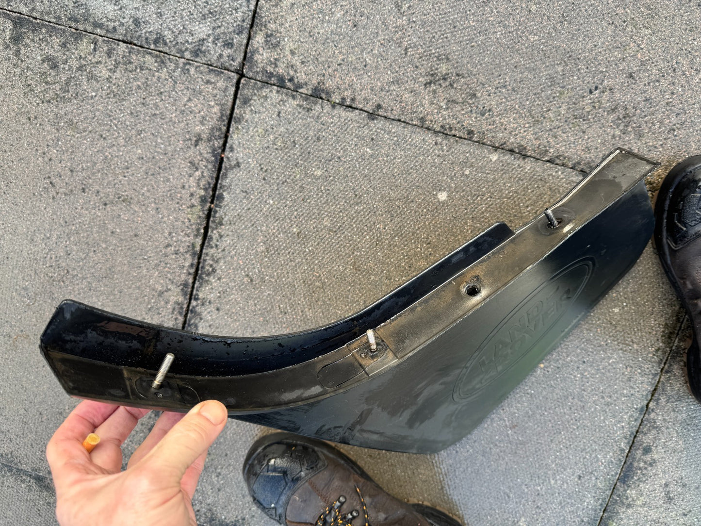 Land Rover Defender L663 Rear Left Mud Flap L8BM286A12BB Genuine missing bolt