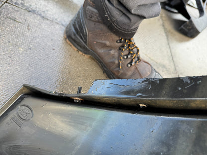 Land Rover Defender L663 Rear Left Mud Flap L8BM286A12BB Genuine missing bolt