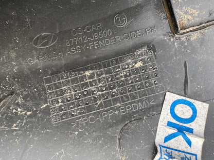 HYUNDAI KONA MK1 2021 REAR RIGHT WHEEL ARCH 87712J9500