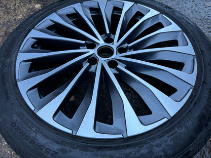 1x 20" 9J Skoda Enyaq iV electric SUV "Neptune" alloy wheel 5la601025at inc TYRE