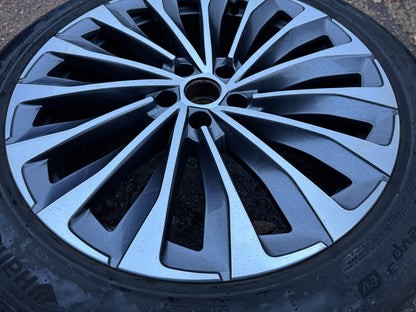 1x 20" 9J Skoda Enyaq iV electric SUV "Neptune" alloy wheel 5la601025at inc TYRE