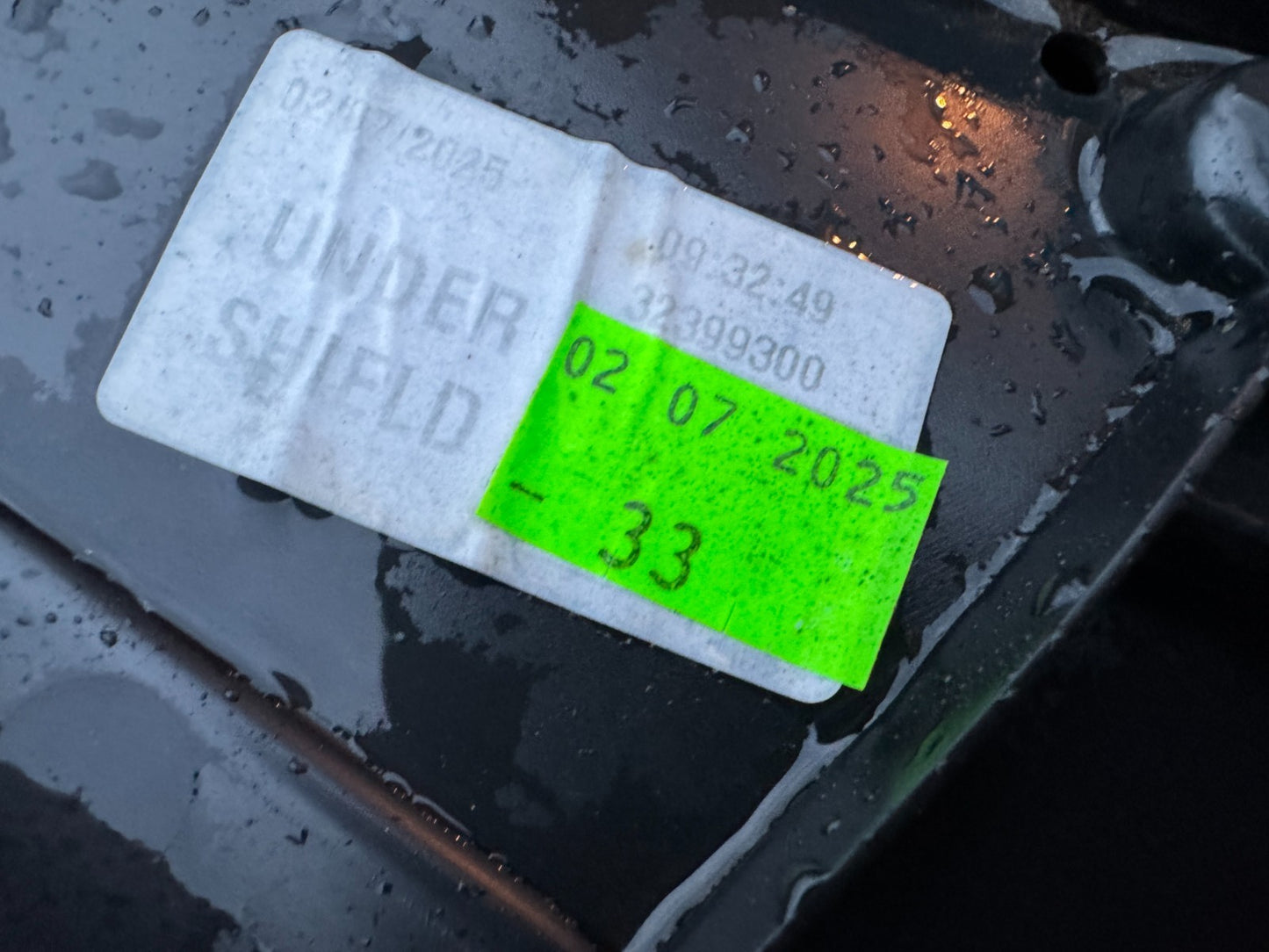 2025 Volvo XC60 Front Bumper Under Tray 2022 ON 32399301 Genuine