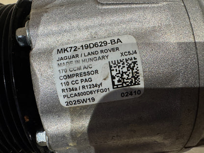 2024 MK7219D629BA MK72-19D629-BA COMPRESSORE AC CLIMA LAND ROVER DAMAGED