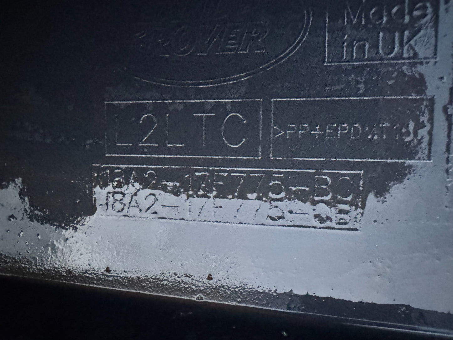 2025 GENUINE RANGE ROVER VELAR L560 FRONT BUMPER LOWER TRIM J8A217F775BC 2017 ON