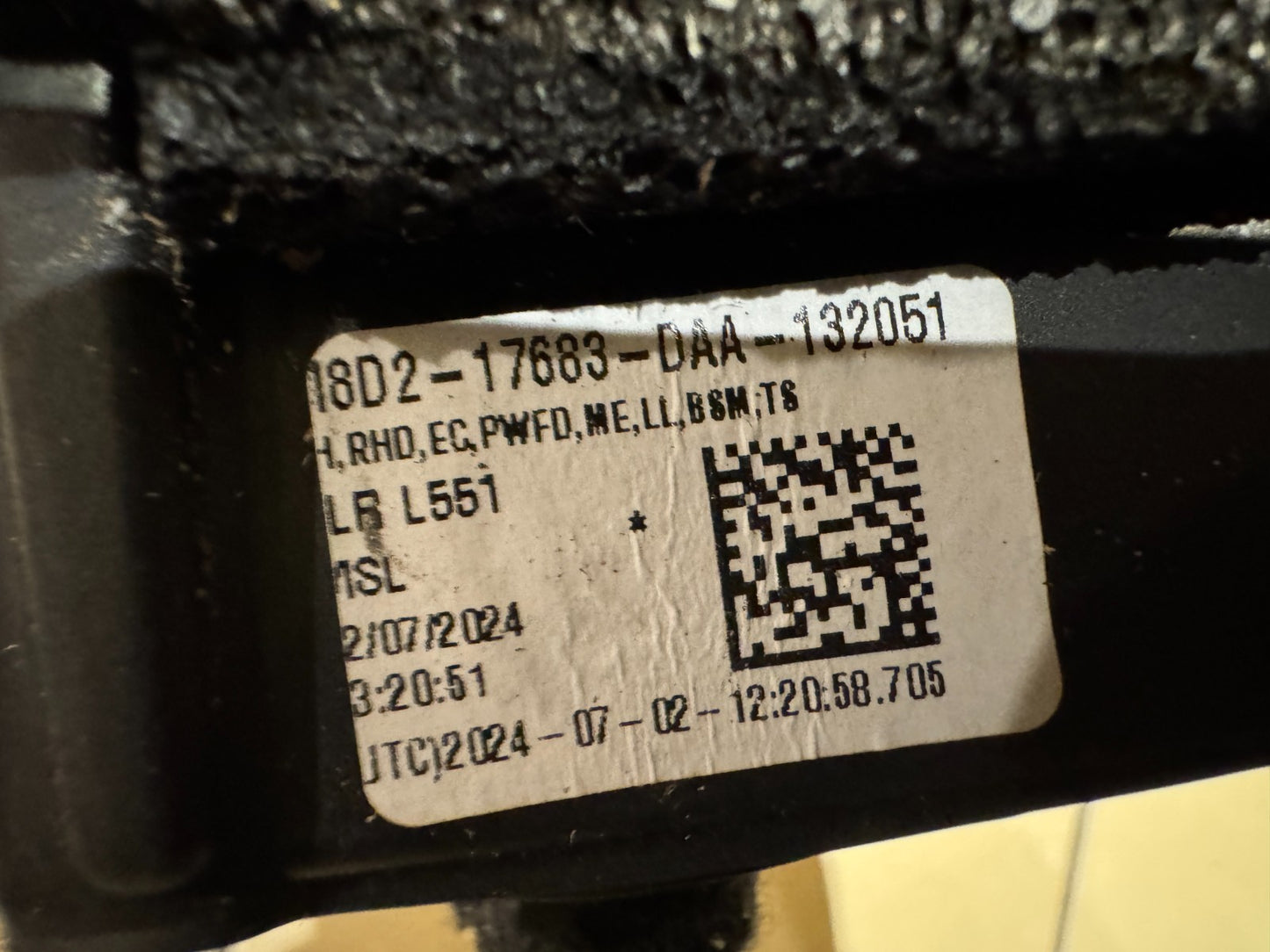 2024 RANGE ROVER EVOQUE L551 LEFT SIDE WING DOOR MIRROR M8D2-17683-DAA PARTS