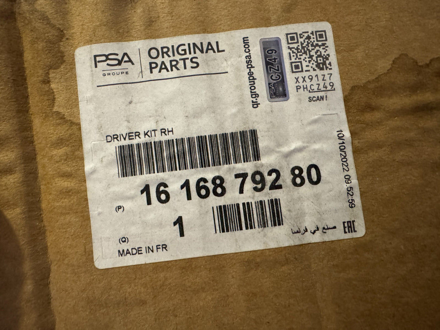 PEUGEOT 3008/5008 LED Light Control Unit RIGHT 1616879280 New Genuine