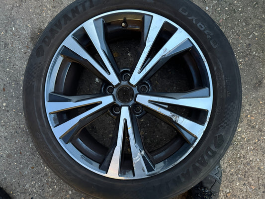 * 18" NISSAN QASHQAI x-trail ALLOY WHEEL RIM n87801 7j et40 diamond cut