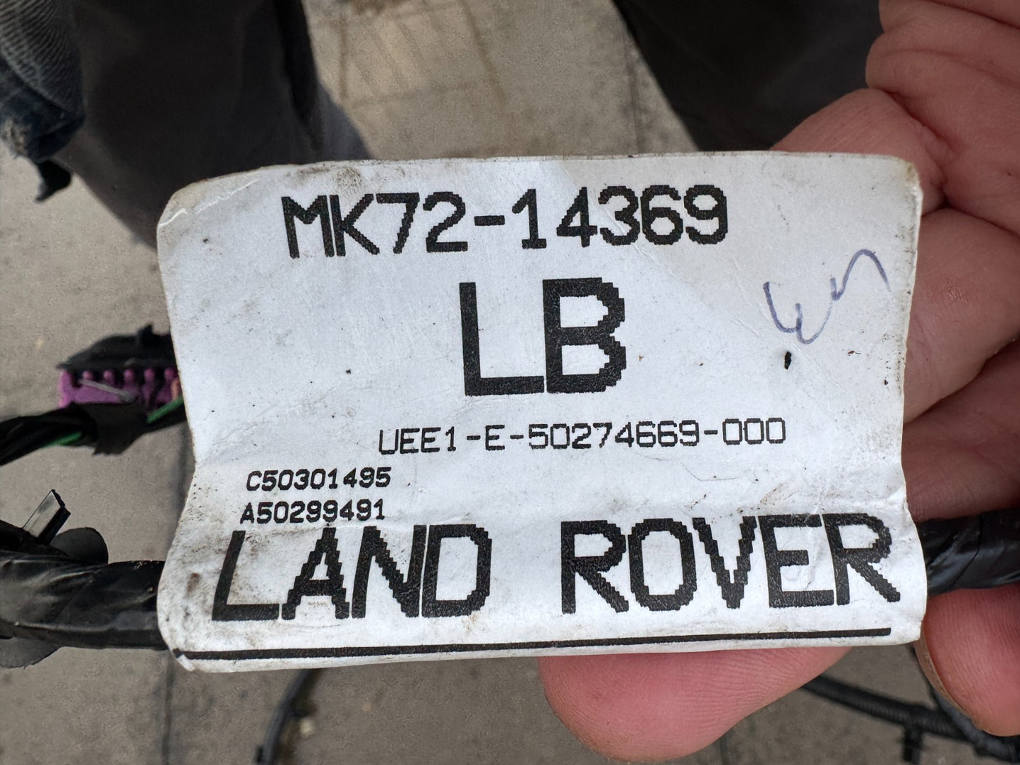 Genuine 2025 Land Rover Discovery Sport Front Bumper Wiring Loom LR143854