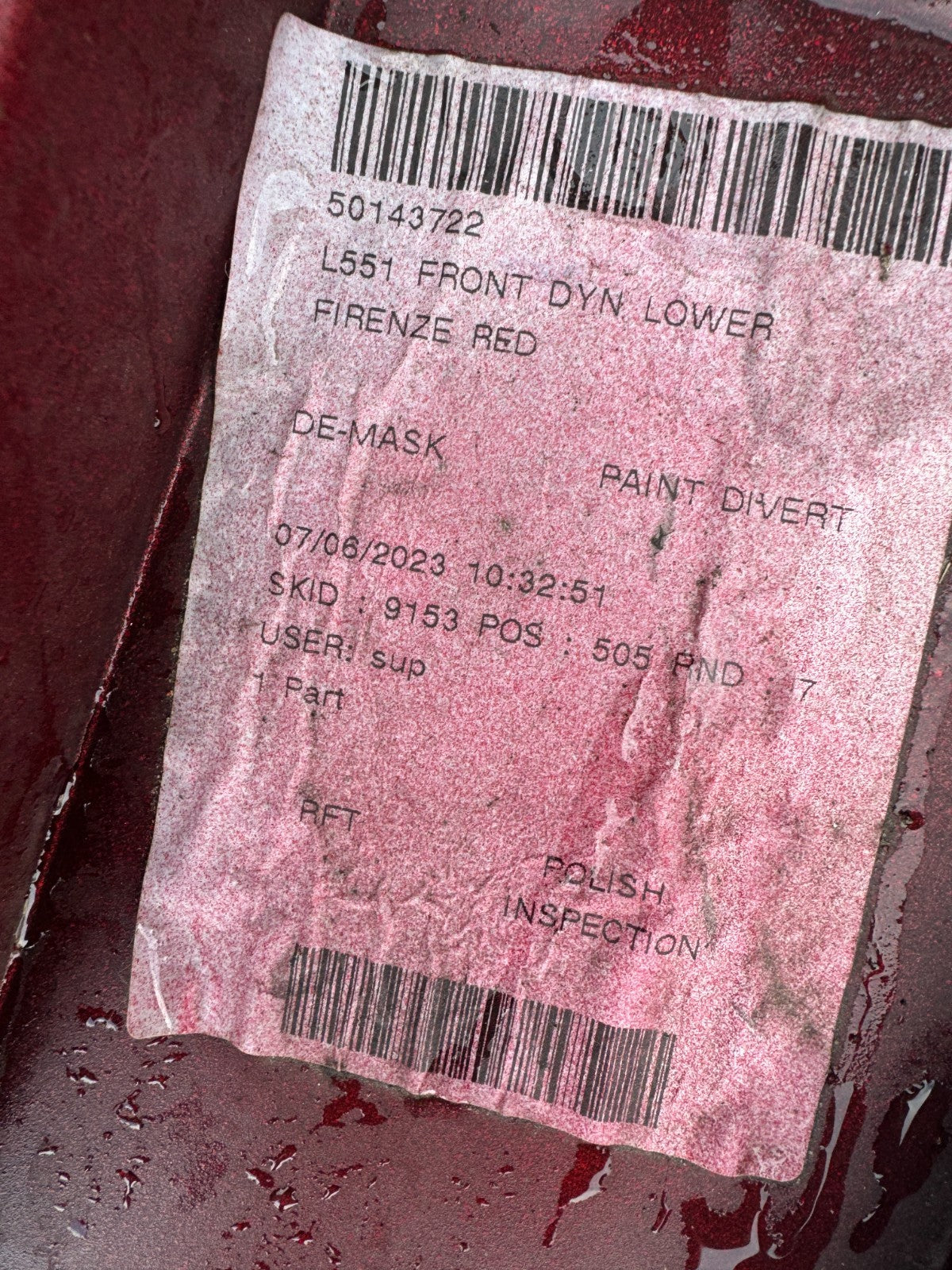 2023 LAND ROVER RANGE ROVER EVOQUE DYNAMIC L551 2019-ON FRONT BUMPER GENUINE