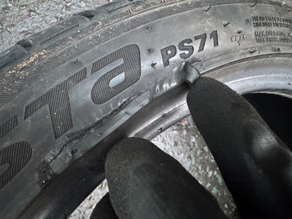 225 40 ZR19 93y XL Kumho Ecsta PS71  5.5mm Cosmetic Damage