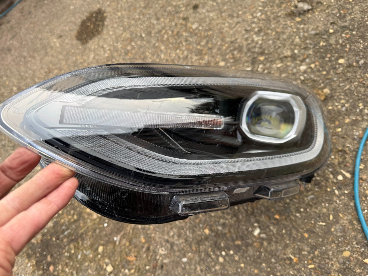 FORD FIESTA ST MK8 N/S LEFT LED HEADLIGHT 2022 - ON GENUINE N1BB13E017BG DAMAGED