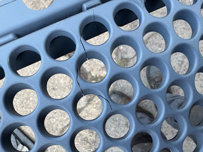 LAND ROVER DEFENDER L663 FRONT BUMPER LOWER GRILLE M8B2-17H750-C Cracked