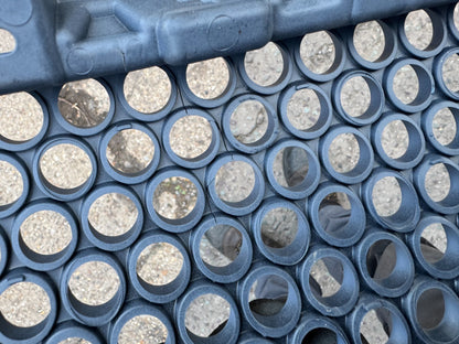 LAND ROVER DEFENDER L663 FRONT BUMPER LOWER GRILLE M8B2-17H750-C Cracked