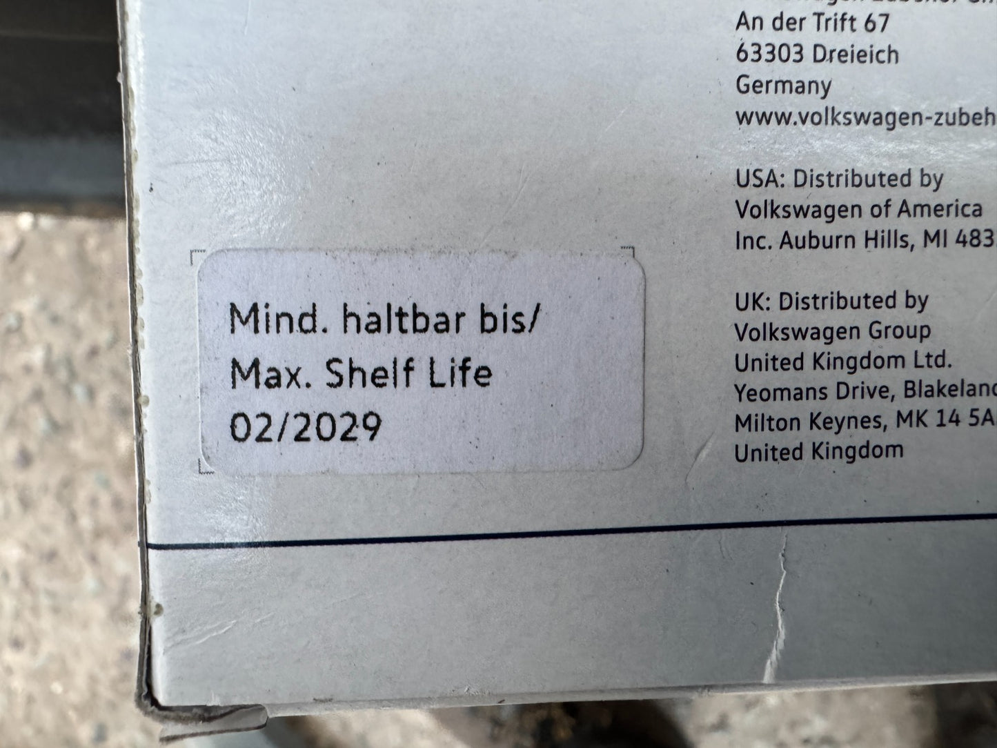 GENUINE VOLKSWAGEN WOLFSBURG EMBLEM DECORATIVE FILM SET BLACK 5C0064317ASXRW