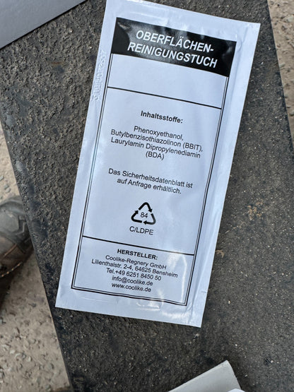 GENUINE VOLKSWAGEN WOLFSBURG EMBLEM DECORATIVE FILM SET BLACK 5C0064317ASXRW